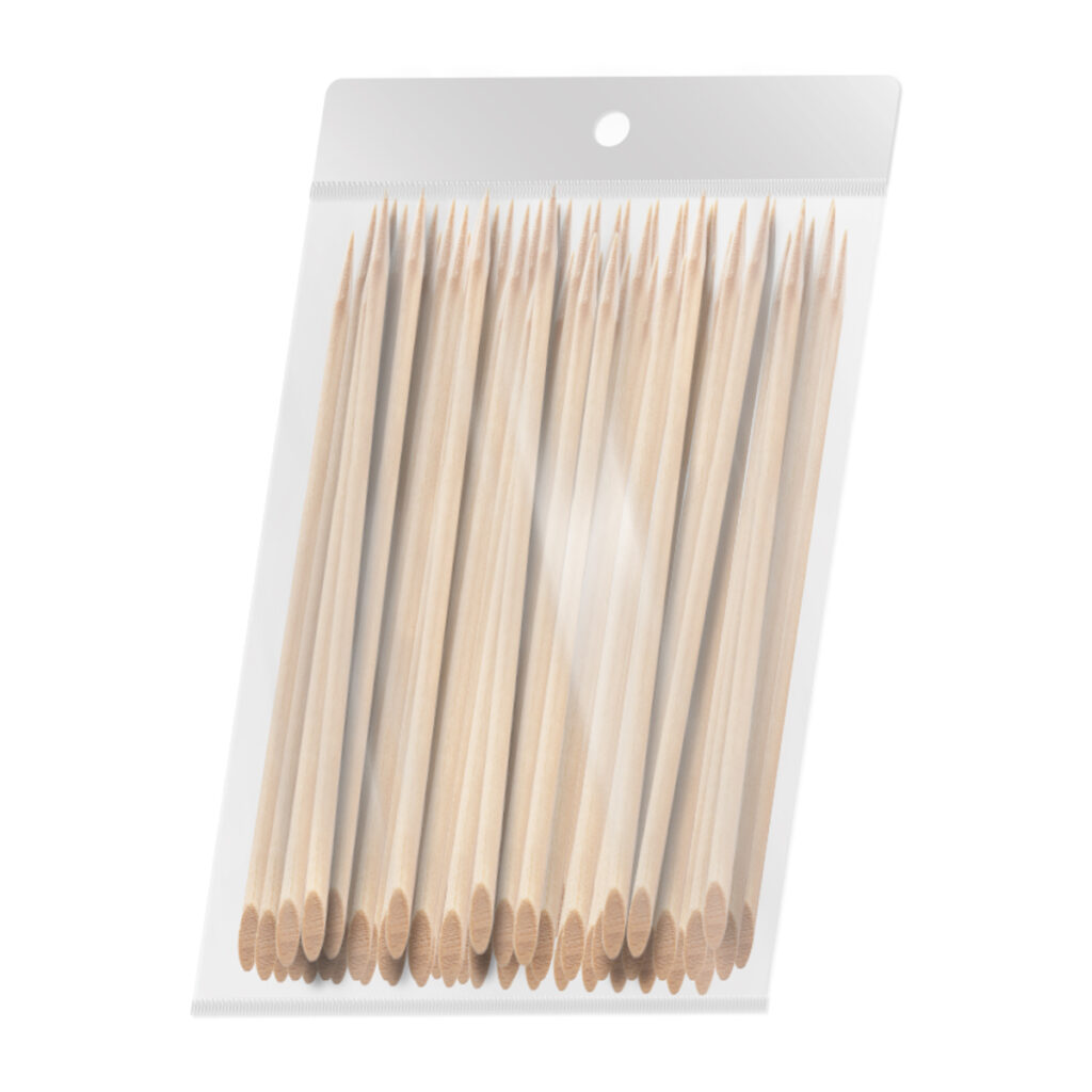 100 Pezzi Bastoncini Per Cuticole In Legno Per Manicure 15 Cm Ocho Nails