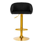 4Rico Bar Hocker Qs-B16G Velluto Nero 2