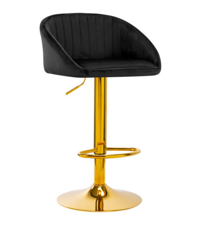 4Rico Bar Hocker Qs-B16G Velluto Nero