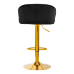 4Rico Bar Hocker Qs-B16G Velluto Nero 3