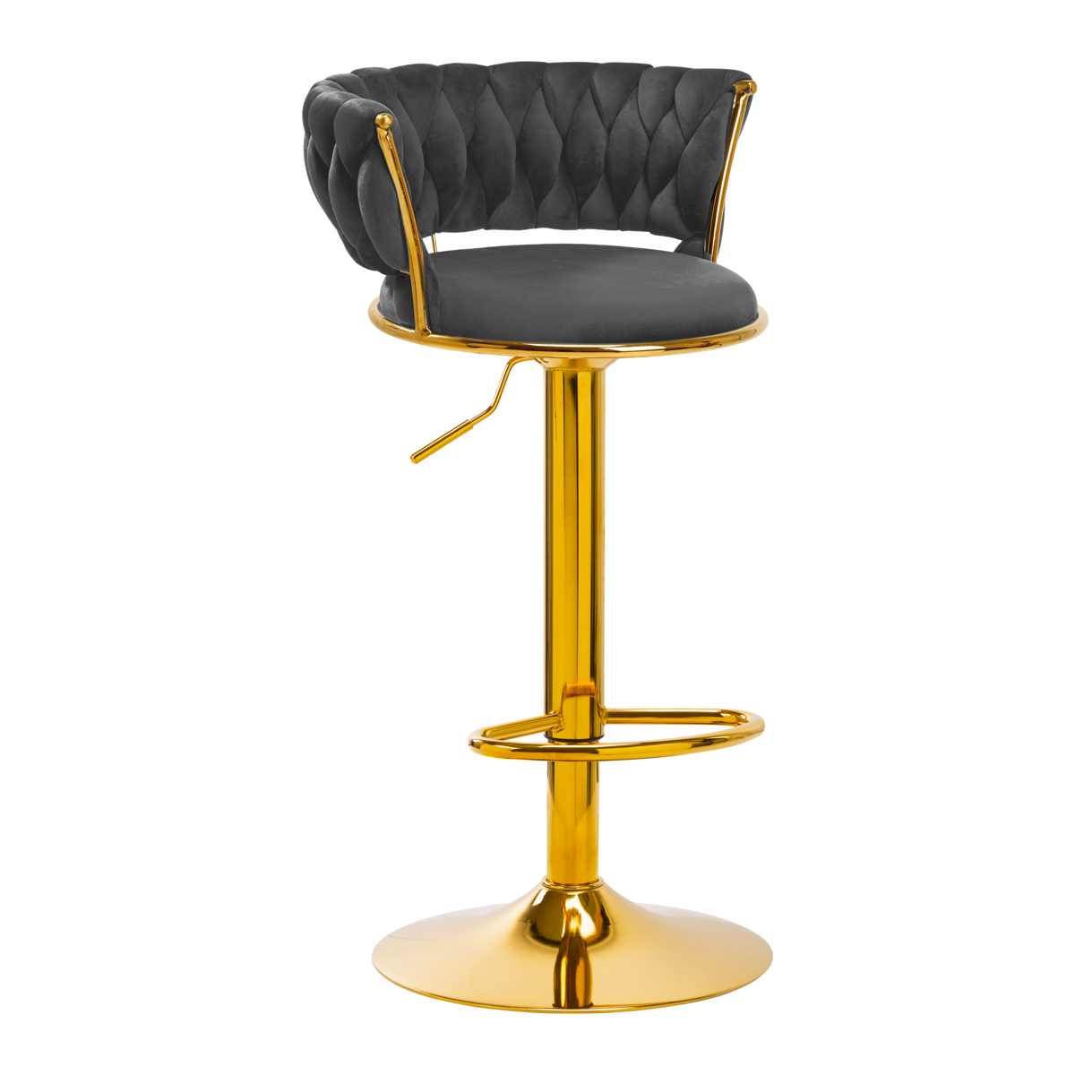 4Rico Bar Hocker Qs-B313A Velluto Grigio 4Rico Bar Hocker Qs-B313A Velluto Grigio