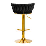 4Rico Bar Hocker Qs-B313A Velluto Nero 3