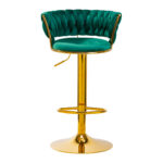 4Rico Bar Hocker Qs-B313A Velluto Verde 2