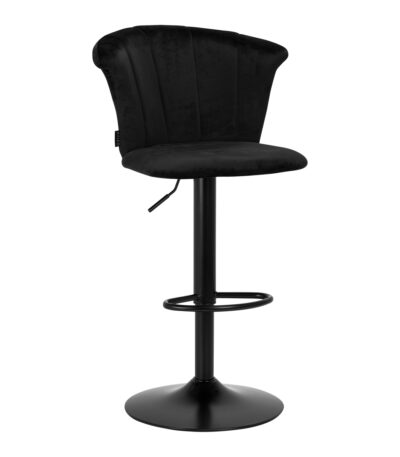 4Rico Bar Hocker Qs-B801 Velluto Nero