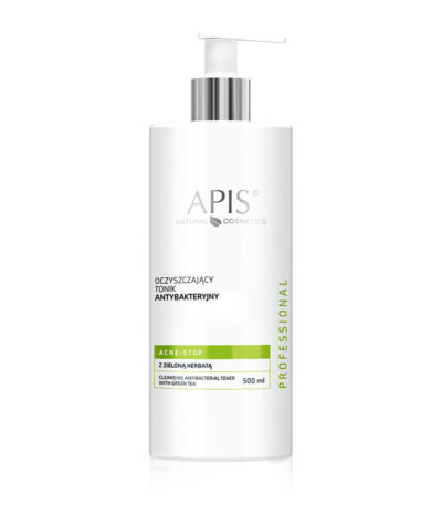 Apis Acne-Stop Tonico Detergente Antibatterico. Con Tè Verde 500Ml