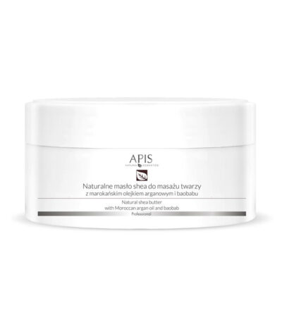 Apis Burro Di Karité Naturale Con Olio Di Argan. Per Massaggio Viso 100G