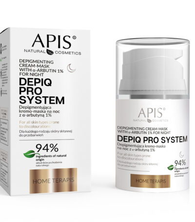 Apis Depiq Pro System Crema-Maschera Depigmentante Da Notte Con Α-Arbutina 1%