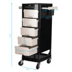 Assistente Parrucchiere Gabbiano Ft65 Nero / Bianco 4