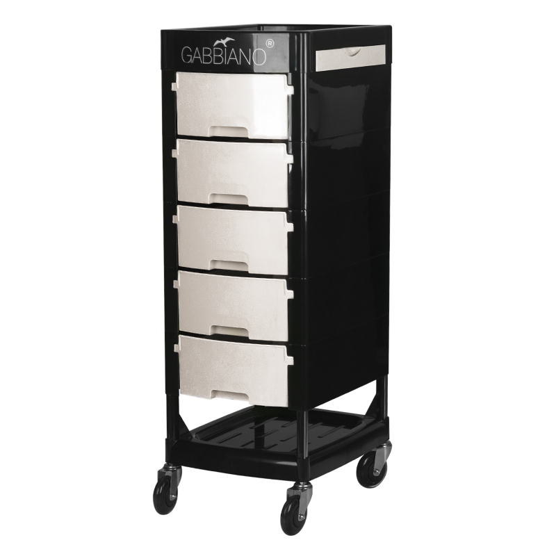 Assistente Parrucchiere Gabbiano Ft65 Nero / Bianco Assistente Parrucchiere Gabbiano Ft65 Nero / Bianco