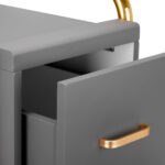 Carrello Parrucchiere Gabbiano Solo Grigio Oro 5