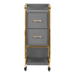 Carrello Parrucchiere Gabbiano Solo Grigio Oro 2