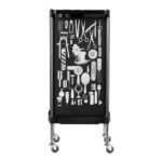 Carrello Parrucchiere Gabbiano X11-9 Grafica Nera 3