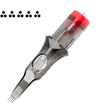 Cartuccia Per Tatuaggi El Cartel V2 - 5 Inrow 0.35 3Rl Long Taper 10 Pz.