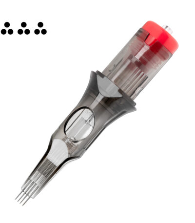 Cartuccia Per Tatuaggi El Cartel V2 - 6 Inrow 0.25 3Rl Long Taper 10 Pz.