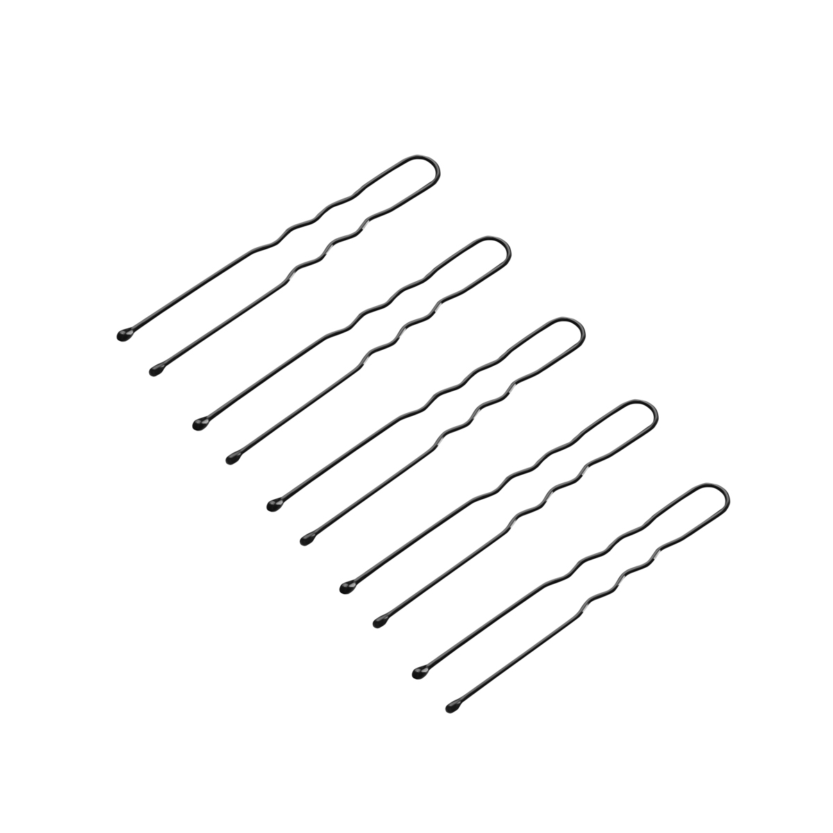 Chignon Da Parrucchiere Per Capelli E-65 300 Pezzi 5 Cm Nero Chignon Da Parrucchiere Per Capelli E-65 300 Pezzi 5 Cm Nero