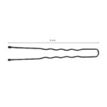 Chignon Da Parrucchiere Per Capelli E-65 300 Pezzi 6 Cm Nero 3