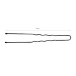 Chignon Da Parrucchiere Per Capelli E-65 300 Pezzi 7 Cm Nero 3