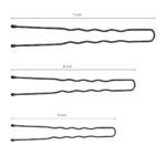 Chignon Da Parrucchiere Per Capelli E-65 300 Pezzi 7 Cm Nero 4