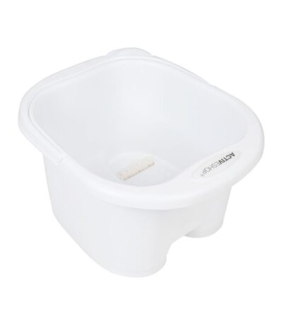 Ciotola Per Pedicure Con Rulli Lich Bianco