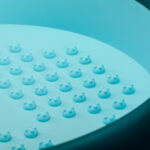 Ciotola Per Pedicure Pieghevole Blu 8