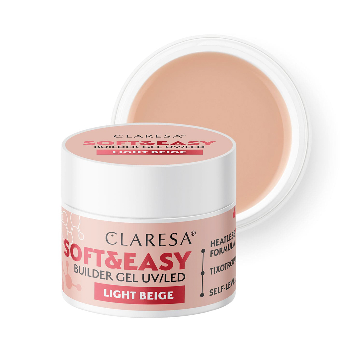 Claresa Gel Costruttore Soft&Easy Gel Beige Chiaro 12G Claresa Gel Costruttore Soft&Easy Gel Beige Chiaro 12G