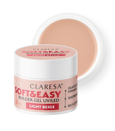 Claresa Gel Costruttore Soft&Easy Gel Beige Chiaro 45G