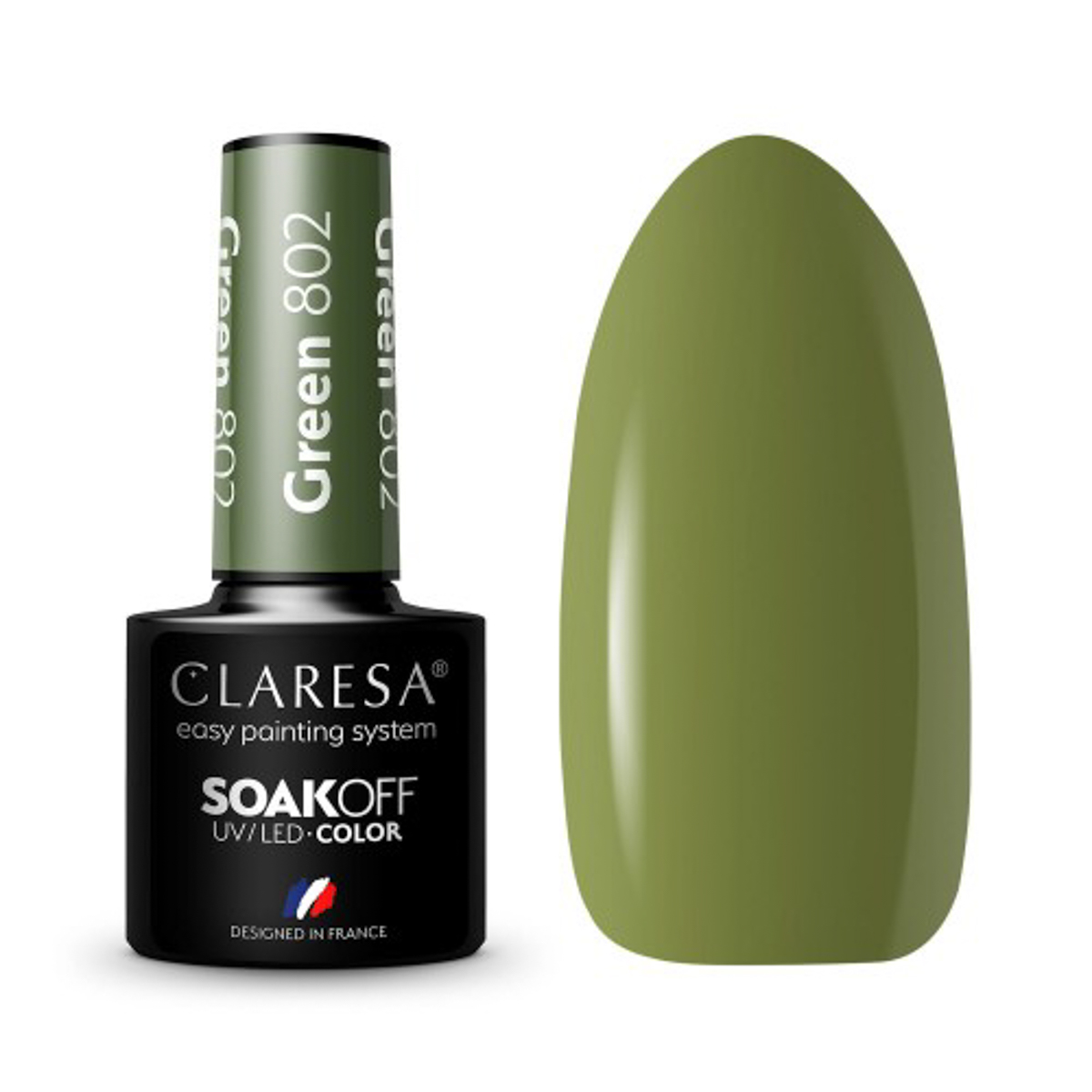 Claresa Hybrid Polish Green 802 -5G Claresa Hybrid Polish Green 802 -5G