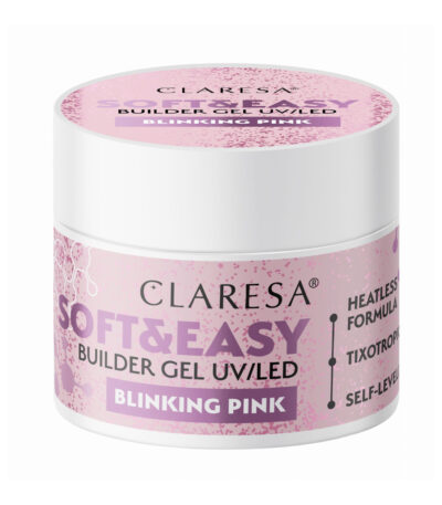 Claresa Soft&Easy Gel Modellante Rosa Lampeggiante 12G