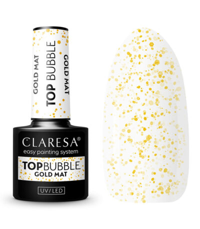 Claresa Top Bubble Oro Opaco Senza Salviette -5 G