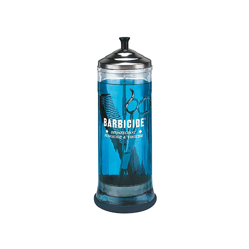 Contenitore In Vetro Barbicide Per La Disinfezione Da 1100 Ml Contenitore In Vetro Barbicide Per La Disinfezione Da 1100 Ml