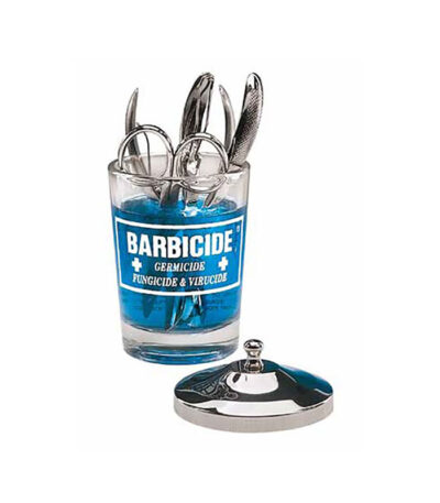 Contenitore In Vetro Barbicide Per La Disinfezione Da 120 Ml