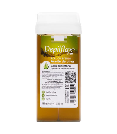 Depilflax 100 Rotolo Di Cera Depilatoria Oliva 110 G