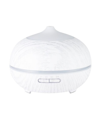 Diffusore Di Aromi Umidificatore Aria Spa 06 Legno Bianco 400Ml + Timer