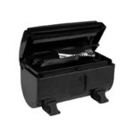 Distributore Di Fogli Di Alluminio Da Barbiere Nero