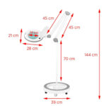 Elegante 6014 60 Led 5D Lampada Con Lente D'Ingrandimento A Led Con Treppiede 7
