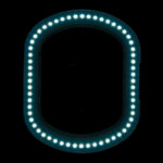 Elegante 6028 60 Led 5D Lampada Con Lente D'Ingrandimento A Led Per Intensità Luminosa Regolare 3