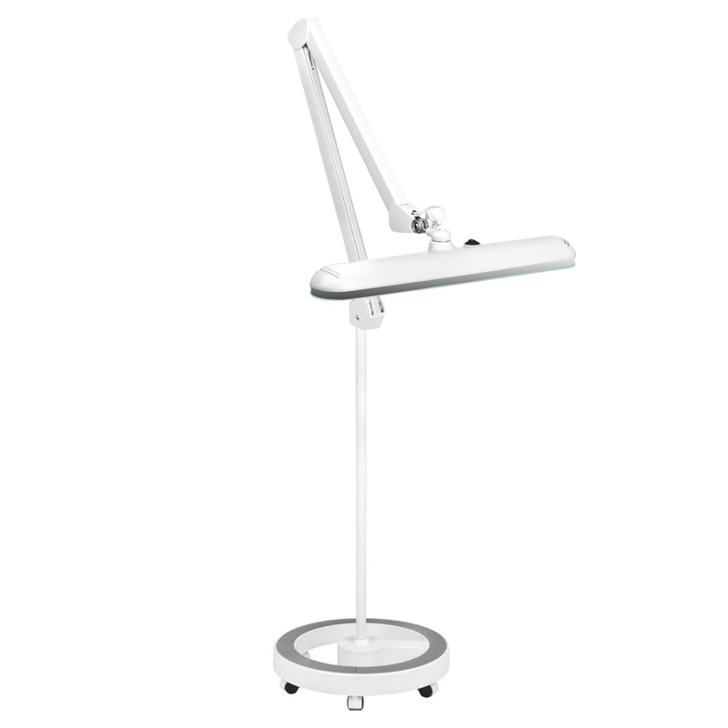 Elegante Lampada Da Officina A Led 801-S Con Treppiede Bianco Standard Elegante Lampada Da Officina A Led 801-S Con Treppiede Bianco Standard
