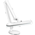 Elegante Lampada Da Officina A Led 801St Con Base Bianca Standard 7