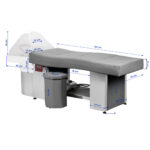 Gabbiano Head Spa 017 Lettino Lavacapelli Grigio 16