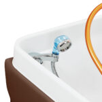 Gabbiano Head Spa Maldives Lettino Per Lavaggio Capelli Marrone 8