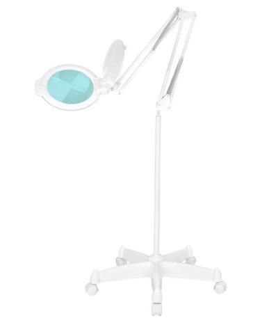 Lampada Con Lente D'Ingrandimento A Led Bianca Moonlight 8013/6 Con Treppiede