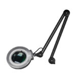 Lampada Con Lente D'Ingrandimento A Led S5 + Treppiede Nero 1