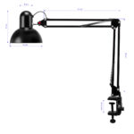 Lampada Da Scrivania Pix 314 Nera 8