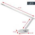 Lampada Da Scrivania Sottile A Led In Alluminio 2