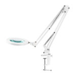 Lampada Da Tavolo Con Ingrandimento A Led Bianca Glow 308 1
