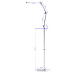 Lampada Led Per Trattamento Yoga 22W Argento 10