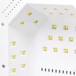 Lampada Uv Led Ocho Nails X22 72W Wireless Bianca Con Fondo A Specchio 6