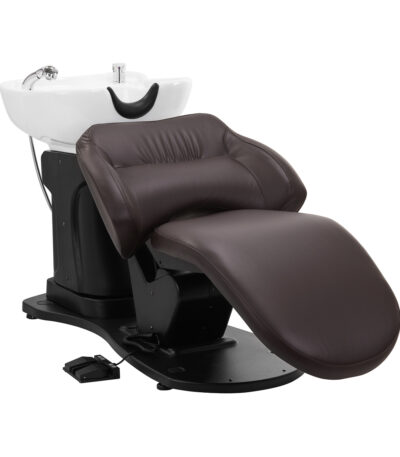 Lavatesta Elettrico Per Parrucchiere Gabbiano Trycho Marrone