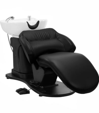 Lavatesta Elettrico Per Parrucchiere Gabbiano Trycho Nero