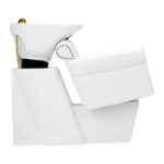 Lavatesta Per Parrucchiere Gabbiano Berlin Gold White 2